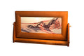 Exotic Sands Medium Cherry Frame Sand Picture - Wind River