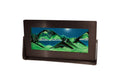 Exotic Sands Medium Black Metal Frame Sand Picture - Wind River