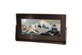 Exotic Sands Medium Black Metal Frame Sand Picture - Wind River