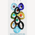 Bottle Benders Hummingbird Metal Top  Glass Chime - Wind River