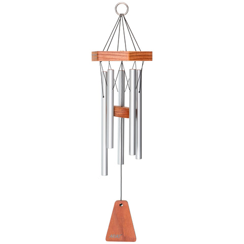 Arias® 17-inch Windchime in Satin Silver - Wind River