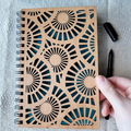 Bumble & Birch Zen Spirals Wood Journal - Wind River