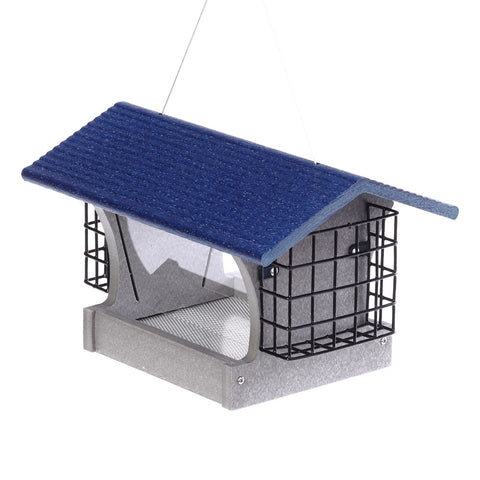 Bird's Choice 3 Qt Hopper Feeder W/Suet - Wind River