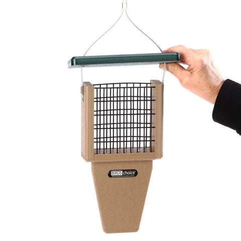 Bird's Choice Suet Feeder With Tail Prop - Wind River