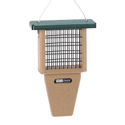 Bird's Choice Suet Feeder With Tail Prop - Wind River